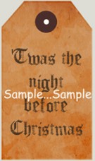 T37 - "Twas the Night Before Christmas" Mini Sign